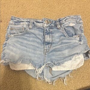 American Eagle Outfitters Light Blue Jean Shorts